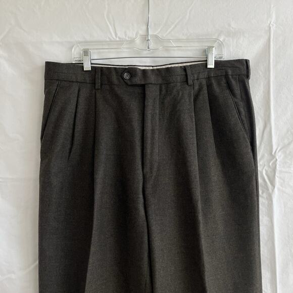 Principe Men's brown wool and cashmere blend, made in Italy, size 36, classic. - Picture 3 of 9